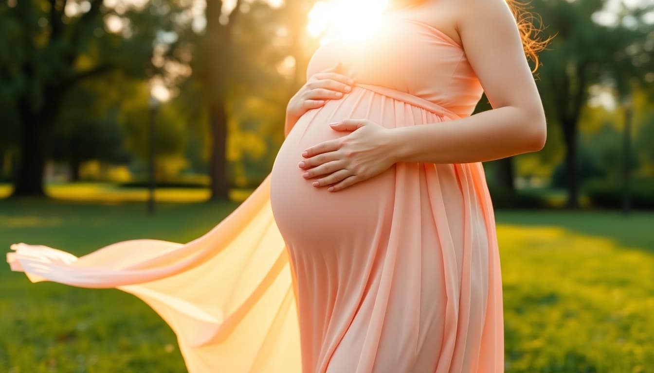 Babybauch Fotoshooting für kleine Hände und große Liebe