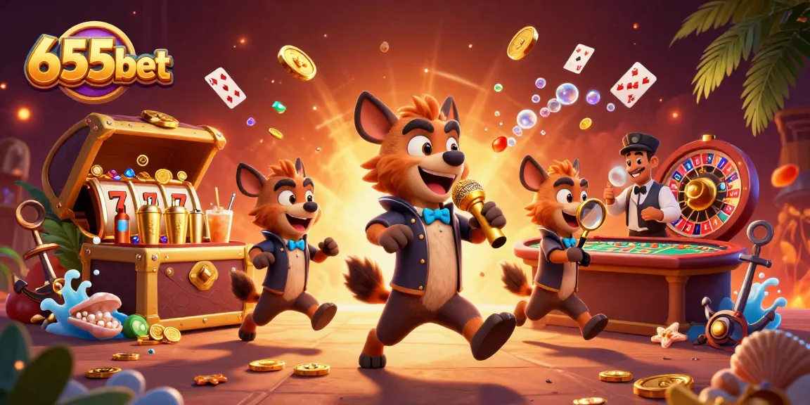 Experience the immersive gaming world of 655bet with a vibrant casino atmosphere.