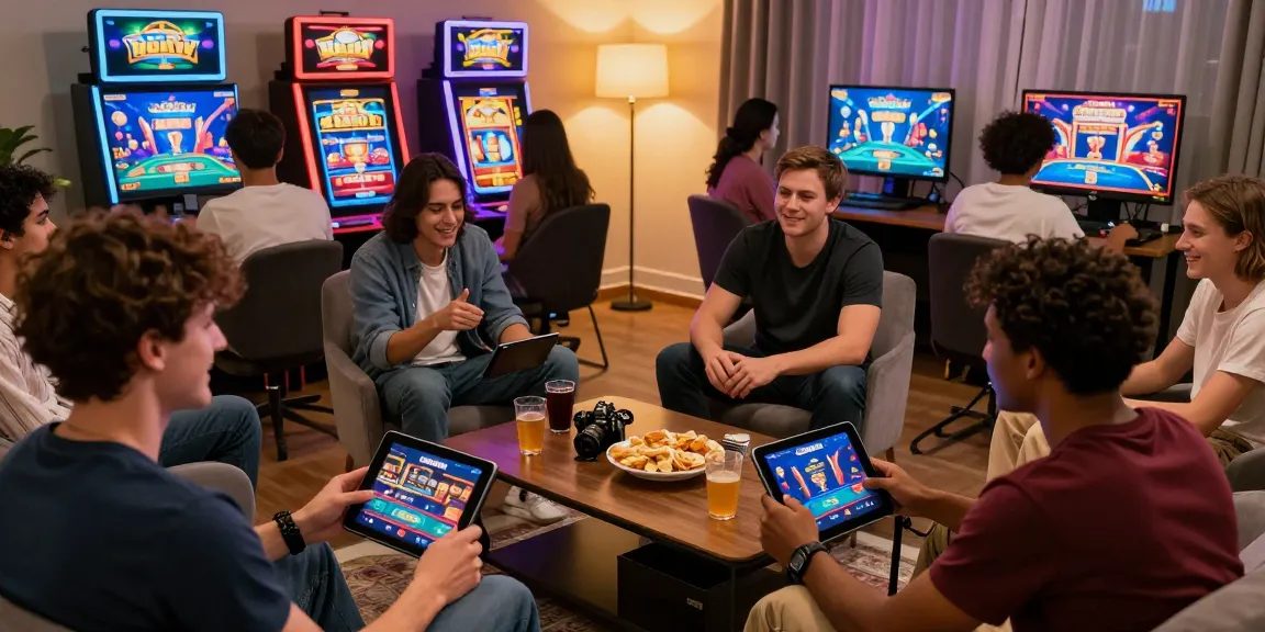 Exciting online gaming atmosphere at https://gemwin.pics/ showcasing players enjoying diverse casino games in a cozy setting.