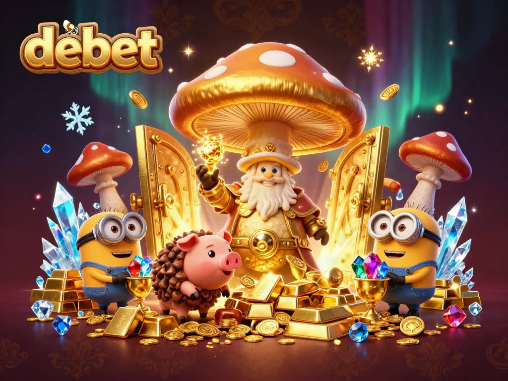 Engage in winning at debet, exploring the magical treasure-filled world of online gaming.