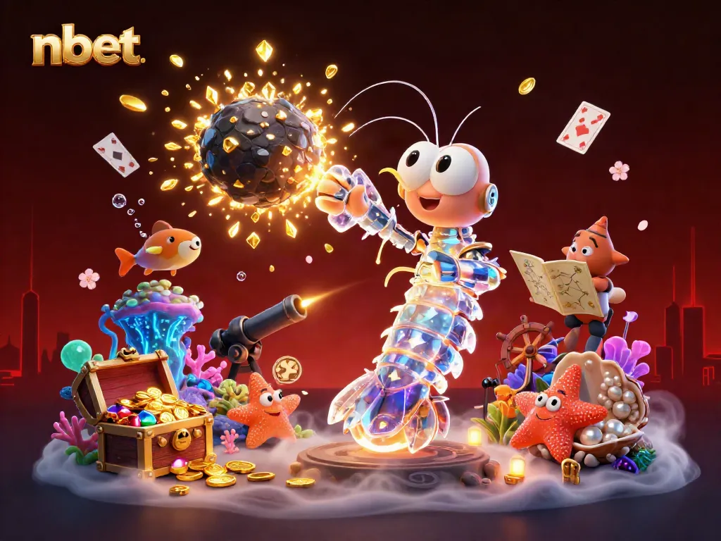 Experience excitement at nbet with vibrant underwater scenes featuring shimmering treasures and playful characters.